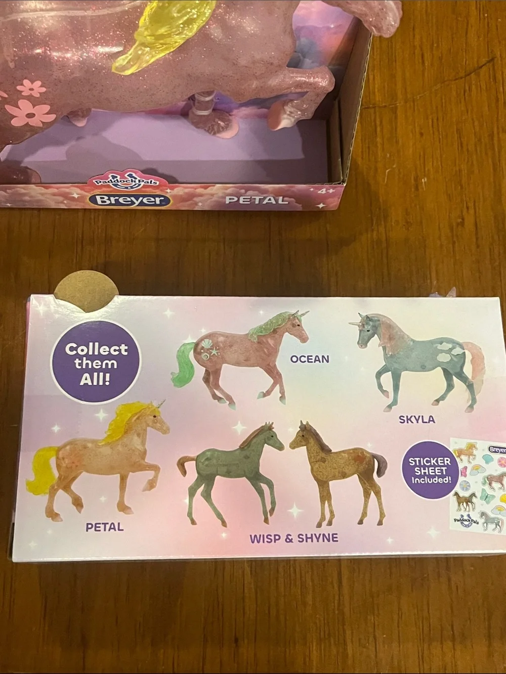 Breyer Paddock Pals Toy Horse Set Petal, Ocean, Skyla, Wisp and Shine new